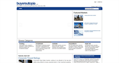 Desktop Screenshot of buyersutopia.com